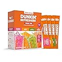 Dunkin’ Zero Sugar Refreshers Singles To Go! Powdered Drink Mix, 30 Ct Variety Pack, Energy from Green Tea, Aspartame-Free, Just Add Water