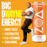 ZOA Zero Sugar Energy Drinks - Wild Orange | Healthy Energy Formula with Natural Caffeine, Daily Vitamin C, Essential B-Vitamins | Gluten-Free, Keto