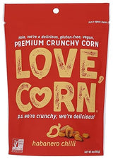 Love Corn, Corn Snack Habanero Chilli, 4 Ounce