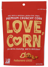 Love Corn, Corn Snack Habanero Chilli, 4 Ounce