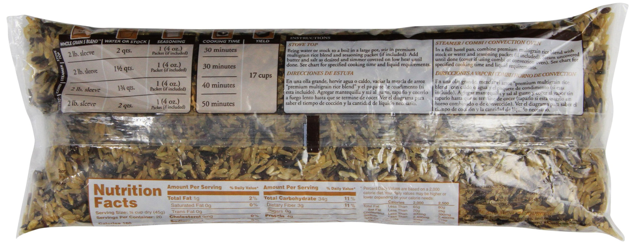 InHarvest Rice, Whole Grain 5 Blend, 2 Pound