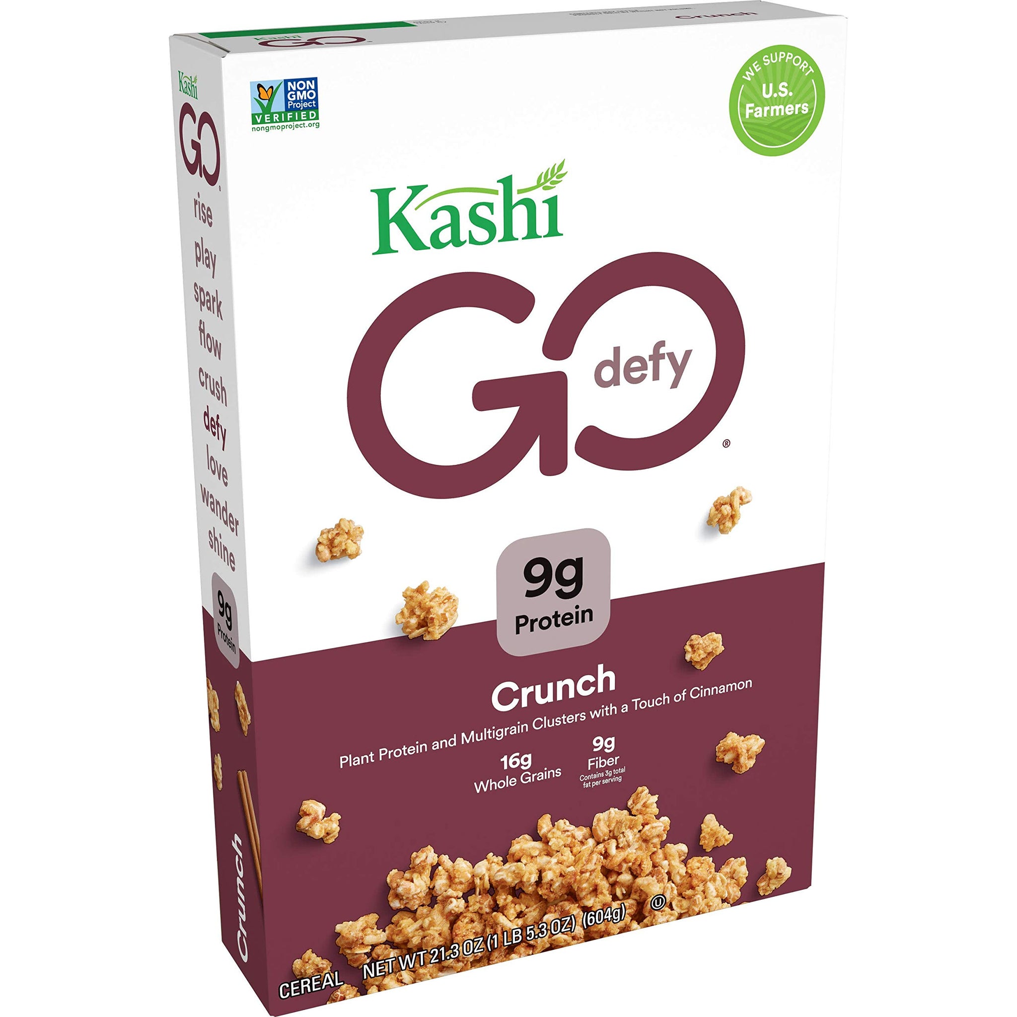 Kashi GO Crunch Breakfast Cereal - Non-GMO Project Verified, Vegetarian, Bulk Cereal, 1.31 Pound (Pack of 3)