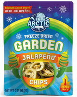 Arctic Farms Garden Freeze Dried Jalapeno Chips, Extra Spicy, Crunchy (Small Bag)