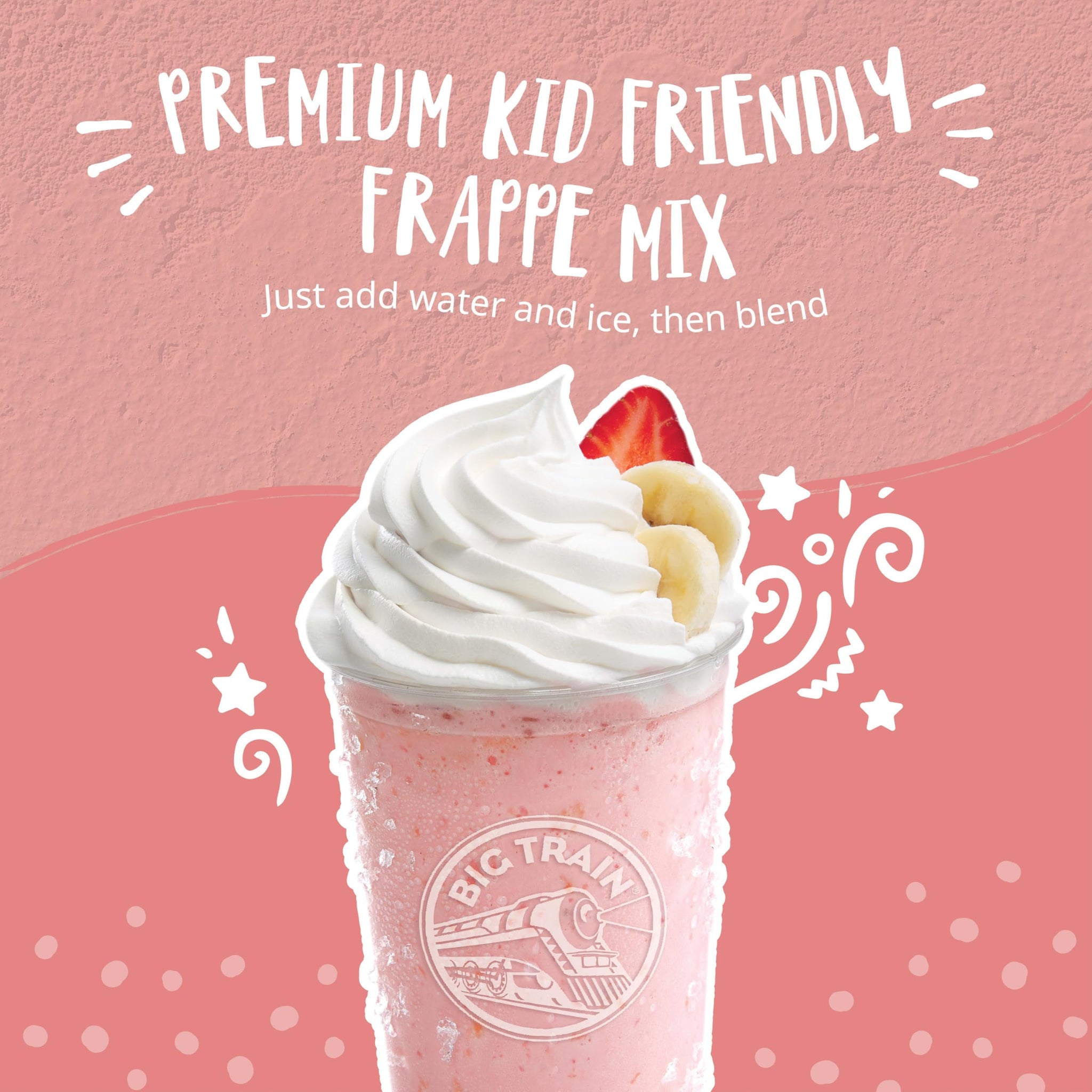 Big Train Kidz Kreamz Bubble Gum Blended Beverage Mix, 3.5 Pound (Pack of 1)