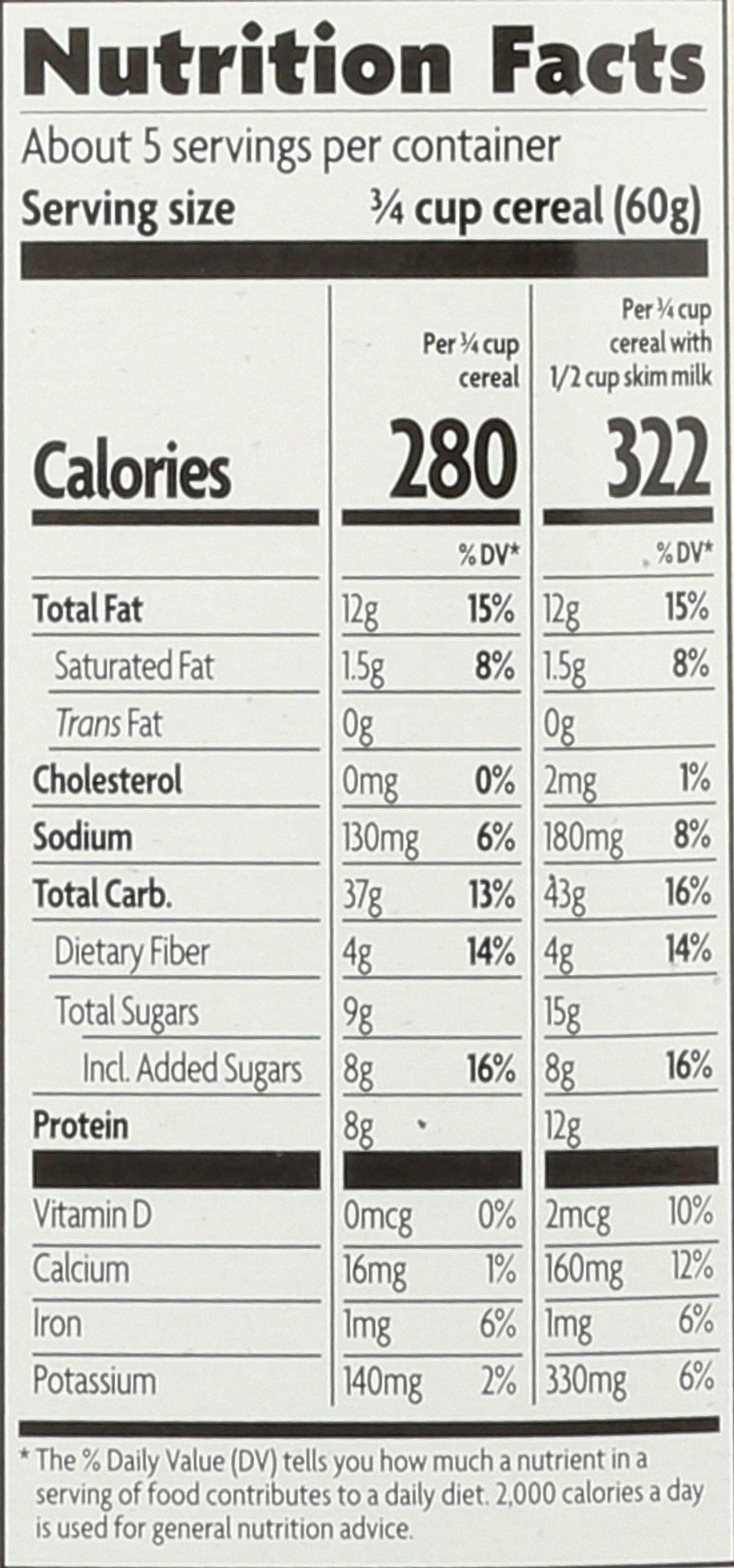 Natures Path, Granola Honey And Peanut Nut Butter Crunch Organic, 10 Ounce