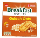 Sobisk Breakfast Biscuits. Golden Oats Flavor. Contains Wheat & Soy. 1 Box (6 count pk)