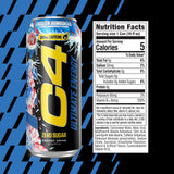C4 Ultimate Energy Drink, 300mg Caffeine, Zero Sugar, High-Performance Energy for Pre-Workout, Endurance, and Focus, Frozen Bombsicle, 16oz (Pack