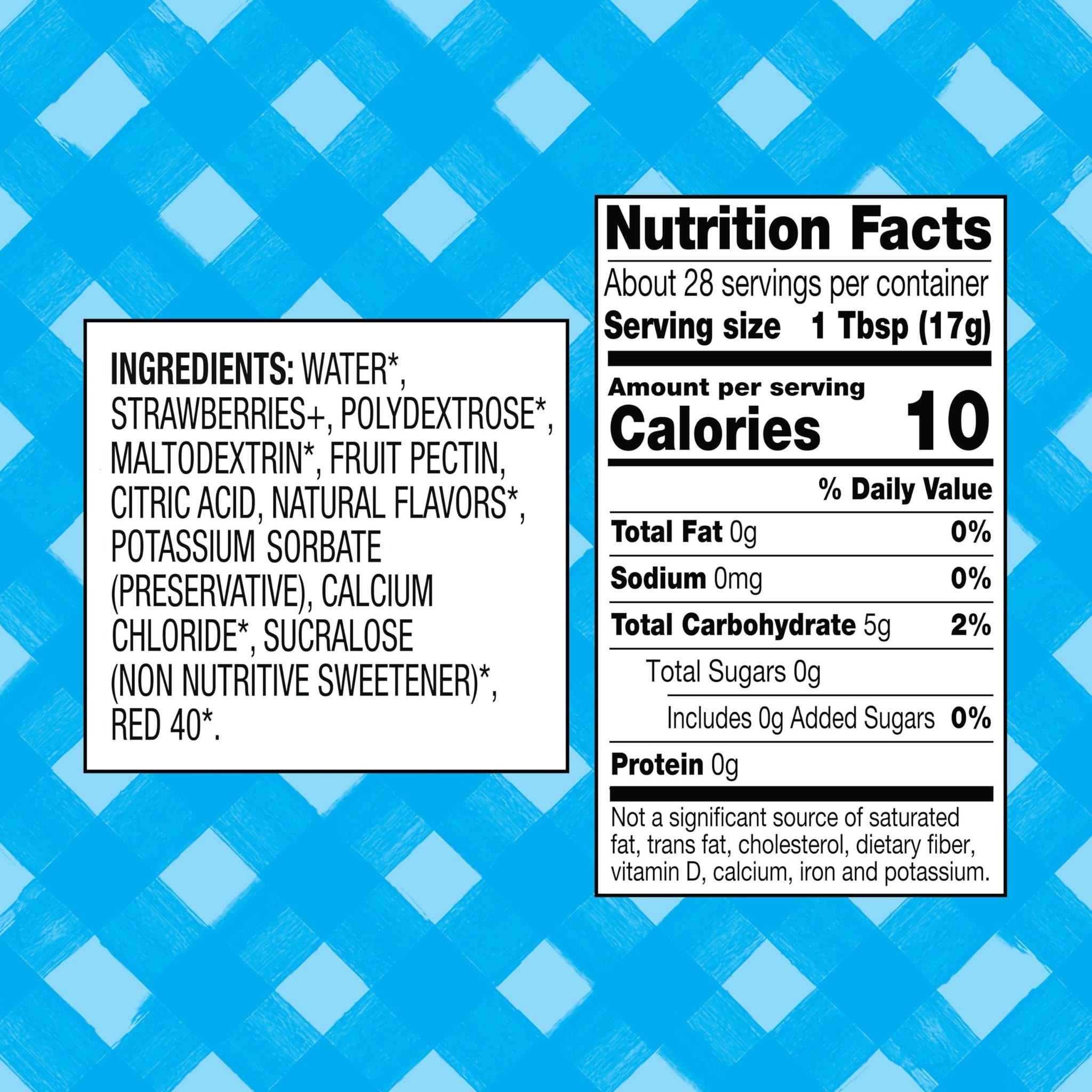 Smucker’s Sugar Free Strawberry Squeezable Jam, 16.5 Ounce