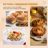 Soeos Cinnamon Powder Organic, 15 Ounce (425g) Bottle, Ground Cinnamon Powder, USDA, Non-GMO and Kosher Certified, Seasoning Spice for Tea, Coffee