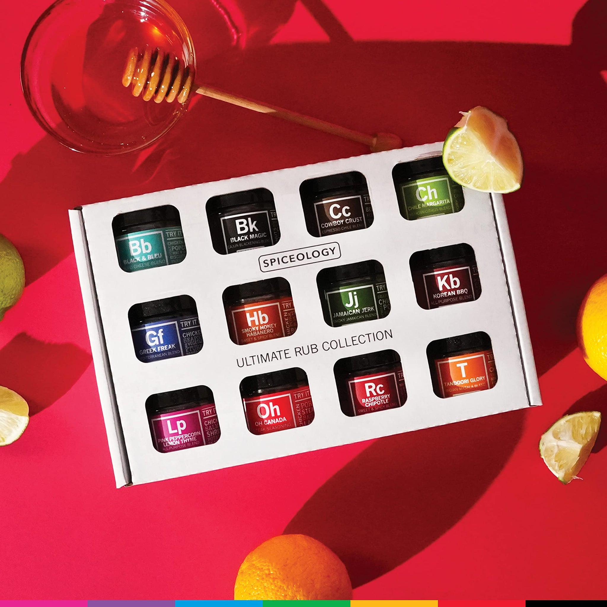 Spiceology - Ultimate Rub Collection - 12 Gourmet Spices & Seasonings Set for Grilling, BBQ & Cooking - Perfect Spice Gift Set for Cooks, Grill