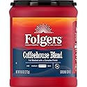 Folgers Coffeehouse Blend Ground Coffee, Medium-Dark Roast, 9.6 Ounces