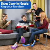 10Pcs Mop Slippers for Floor Cleaning Washable Shoes Cover Soft Microfiber Dust Mops Mop Socks Reusable for Women Men Kids Foot Dust Hair Cleaners