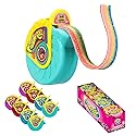 Push Pop Gummy Roll Candy Gummies, 8 Ct Individually Wrapped Gummies in Assorted Fruity Flavors, Full Size Fun Chewy Candy For Party Favors, Birthday