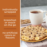 Nonni's THINaddictives Dark Chocolate Banana Nut Crisps 4.4 oz, Lightly Sweet Almond Snack, 6 On-the-Go Packs, 90 Calories, 3 Pack