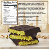 Dubai Chocolate Dark Bar 7 oz with Pistachio Filling & Crispy Kataifi