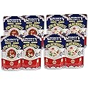 Ginoffy Konjac Noodles Gluten Free Noodles Two Types 62.4 OZ(Pack of 8)| 4 Fettuccine & 4 Angel Hair Shirataki Noodles Organic Low Calorie Spaghetti
