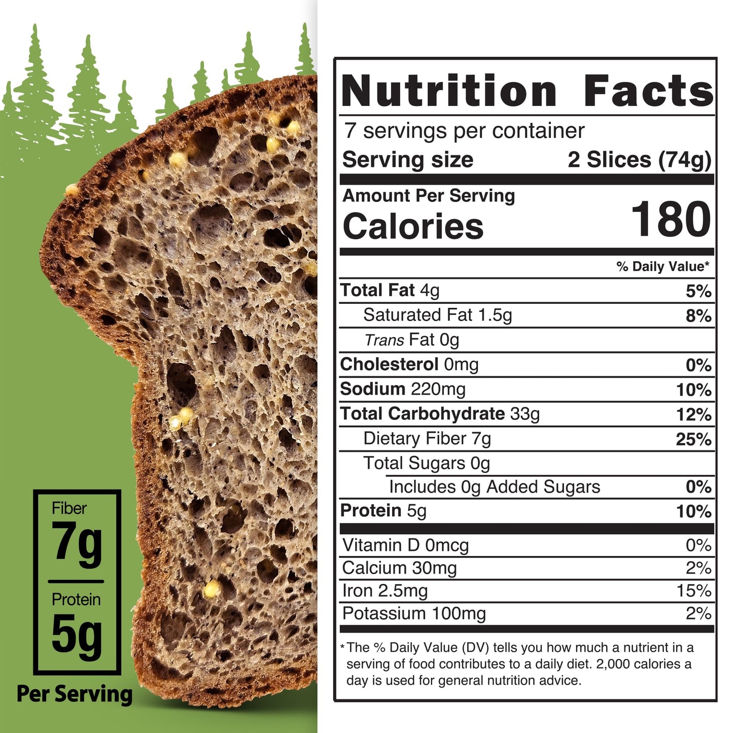 Happy Campers Hemp Hemp Hooray Gluten Free Bread, Multi-Grain, Non-GMO, Vegan, Organic, 17.4 oz Loaf (Pack of 4)