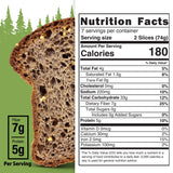 Happy Campers Hemp Hemp Hooray Gluten Free Bread, Multi-Grain, Non-GMO, Vegan, Organic, 17.4 oz Loaf (Pack of 4)