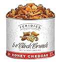 FERIDIES 5 O'Clock Crunch Snack Mix, Honey Cheddar, 28 Ounce Can