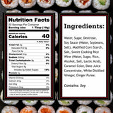 Otafuku Sushi Eel Sauce for Sushi Rolls, Japanese Unagi Sauce Gluten Free, 15 Oz