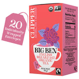 Clipper Organic Breakfast Tea, Big Ben, 20 Count, 6 Boxes