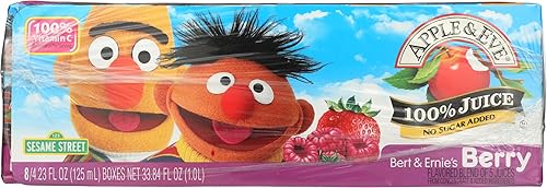 Apple & Eve 100% Juice Bert and Ernie's Berry, 8 ct