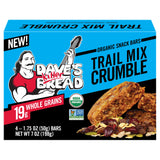 Dave's Killer Bread Trail Mix Crumble Organic Snack Bars, 4 Individually Wrapped Snack Bars