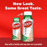 BOOST High Protein with Fiber Ready to Drink Complete Nutritional Drink, Creamy Strawberry, 8 fl oz Bottle, 24 Pack