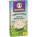 Annie's Organic Grass-Fed Shells and White Cheddar, Made with Real Cheese, 6 oz