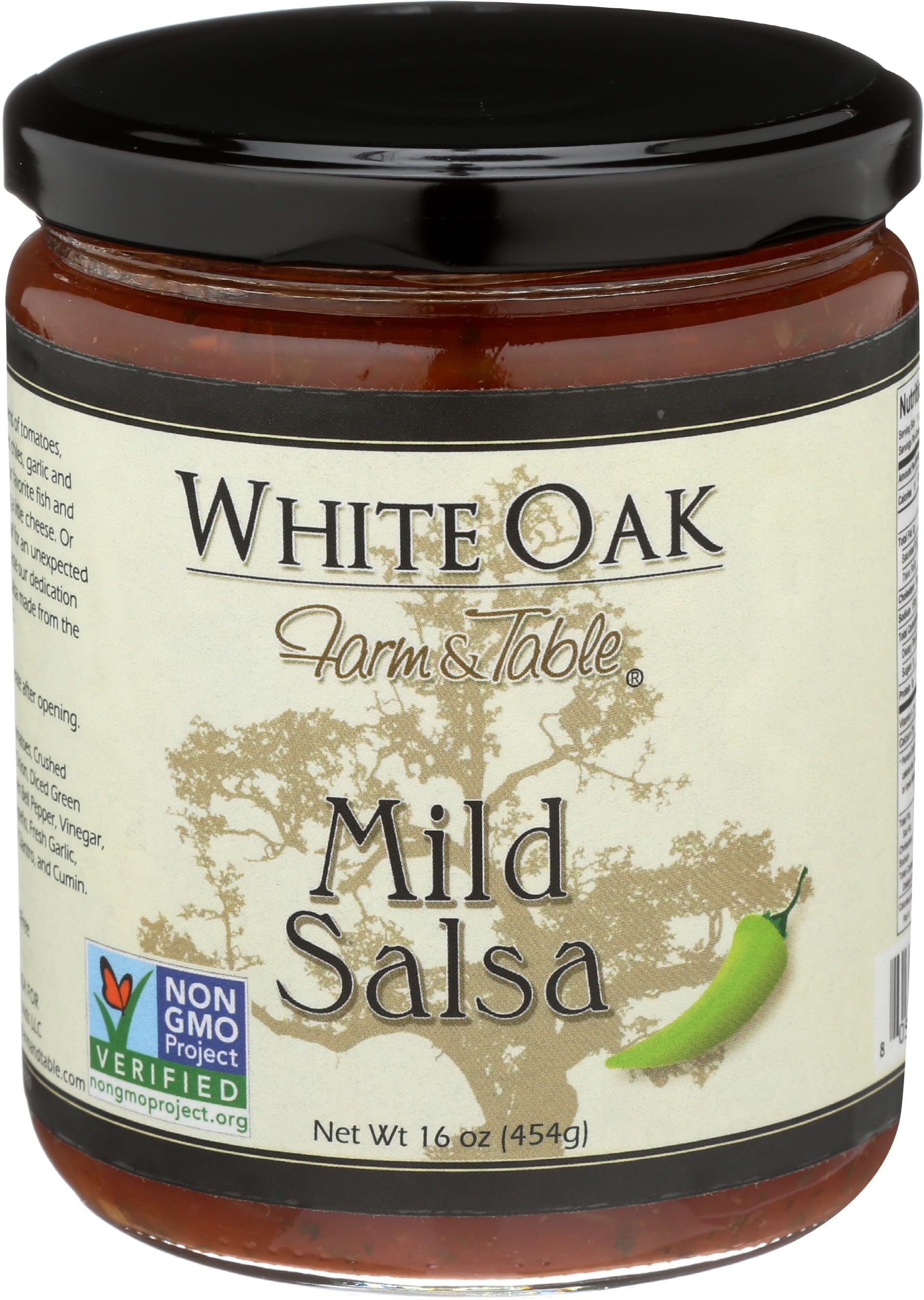 White Oak Farm & Table Organic Mild Salsa, 16 OZ