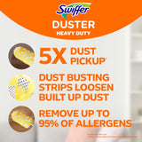 Swiffer Duster Kit with 3 ft Extendable Handle, Dusters for Cleaning, Set Includes 1 Extension Pole and 12 Heavy Duty Dusting Refills Dust Cleaner