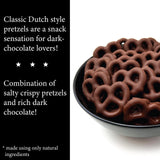 Liberty Bell Real Dark Chocolate Covered Mini Pretzels, 5 Ounce Bag