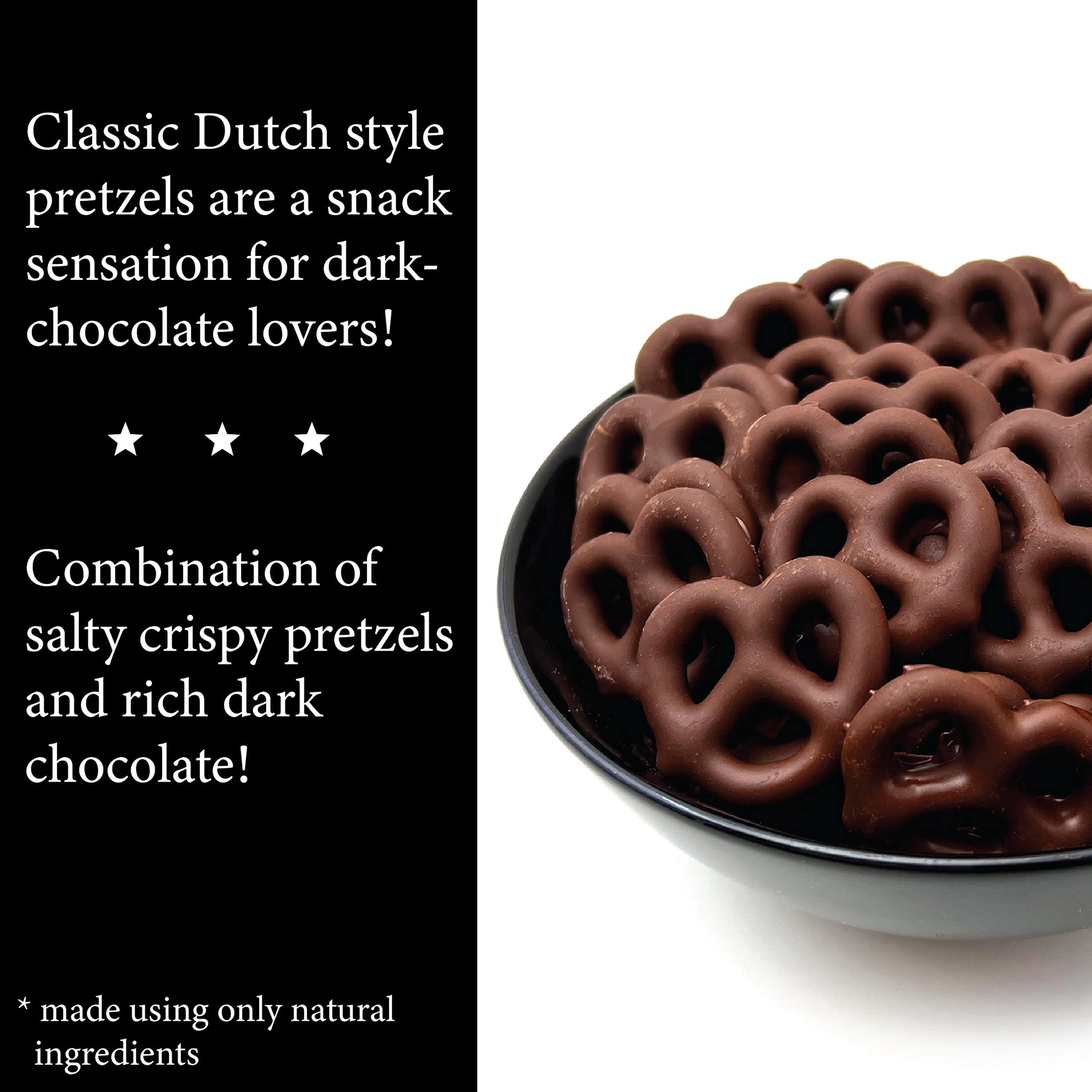Dark Chocolate Covered Pretzels (12-Ounce Bag)