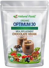 Optimum 30 Organic Chocolate Vegan Meal Replacement Powder