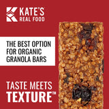 Kate’s Real Food Organic Energy Bars, Non-GMO, All-Natural Ingredients, Gluten-Free and Soy-Free Healthy Snack with Natural Flavors (Pack of 6)