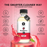 Dolce Flav Raspberry Extract (Oil-Soluble) 1 Gallon - Kosher, Sugar-Free, Concentrated Raspberry Flavoring for Chocolates, Candies & Baking