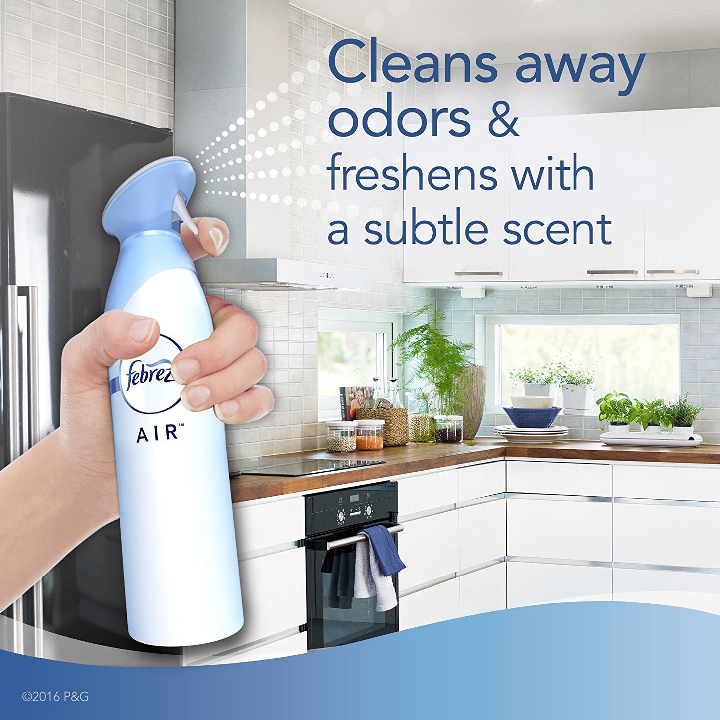 Febreze Air Refresher - with Gain Moonlight Breeze Scent - with New OdorClear Technology - Net Wt. 8.8 OZ (250 g) Per Bottle - Pack of 2 Bottles