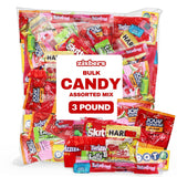 Bulk Assorted Candy Mix Individually Wrapped - 3 lb Candies Variety Pack For Pinara Fillers, Candy Favors, School Snacks & Office Treats