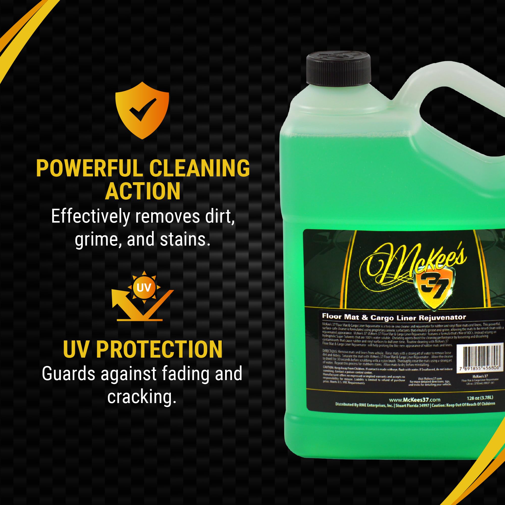 McKee's 37 MK37-361 Floor Mat & Cargo Liner Rejuvenator, 128 fl. oz