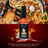 Steve-O's Destroyer Hot Sauce | Extreme Heat with Garlic, Scorpion, Naga Jolokia & Carolina Reaper Peppers | Spicy Sauce for Tacos, BBQ, Potatoes