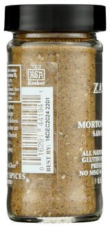 Morton & Bassett Za’atar Seasoning, 1.9oz - Salt-Free, Non-GMO, Kosher, Middle Eastern Blend for Flatbreads, Roasted Veggies, Meats & Dips