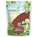 Food to Live Organic Red Quinoa, 5 Pounds - Non-GMO, Whole Grain, Kosher, Vegan, Sirtfood, Bulk. Quick-Cooking Grain. Great Replacement for Rice and Pasta.