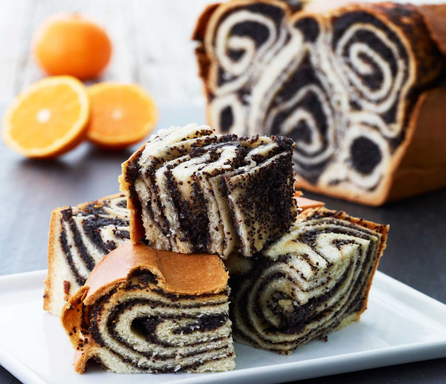 Strawberry HIll's Hand Rolled, Old World Poppy Seed Povitica (Poh-Va-Teet-Sa)