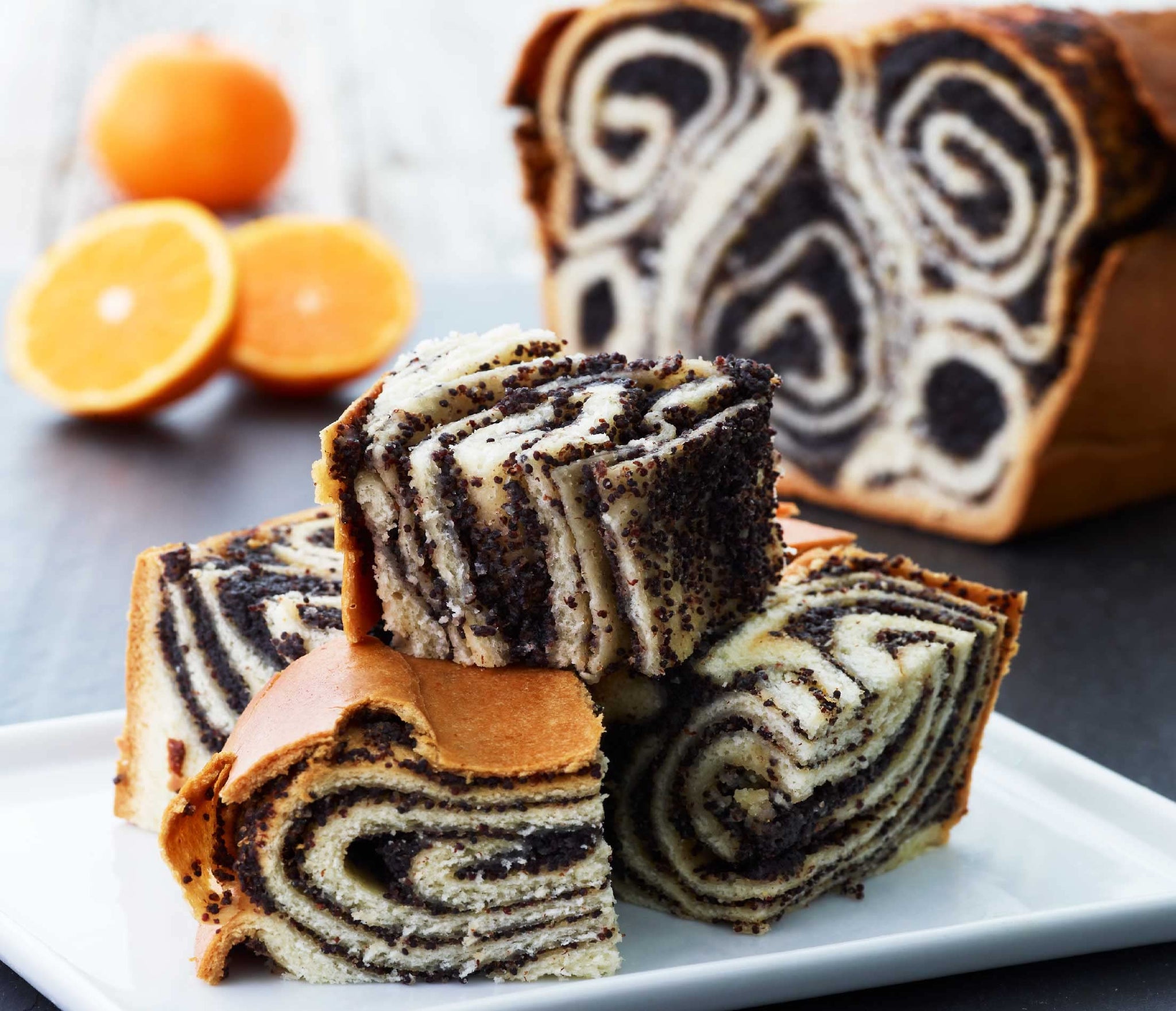 Strawberry HIll's Hand Rolled, Old World Poppy Seed Povitica (Poh-Va-Teet-Sa)