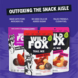 Wild Fox Trail Mix - Healthy Plant-Based Snack Made With Pure Avocado Oil And No Refined Sugar Or Seed Oils Ideal For Vegan Gluten-Free And Paleo