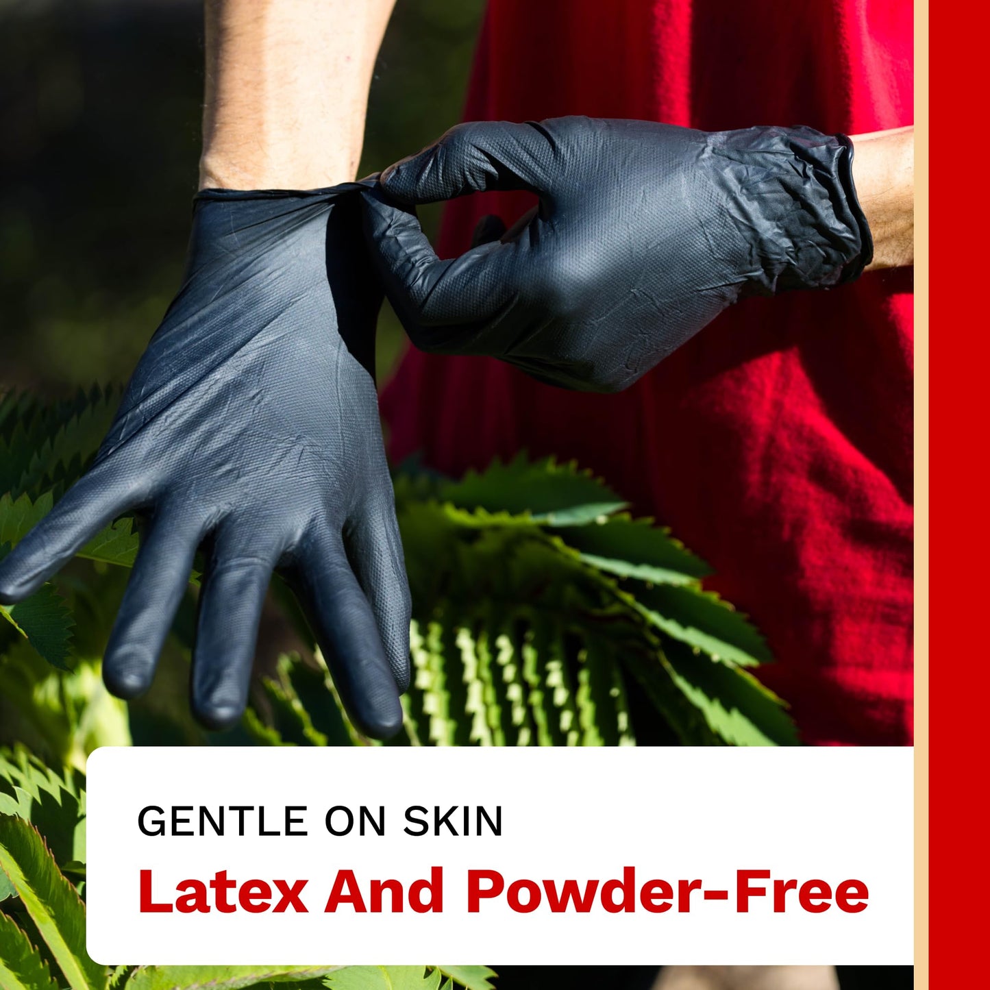 The Harvest Co Nitrile Gloves 6mil Thickness | Size Small (100 Gloves)