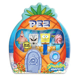 PEZ Spongebob Gift Set, Four Dispensers and Six Candy Refills in Collectible Tin