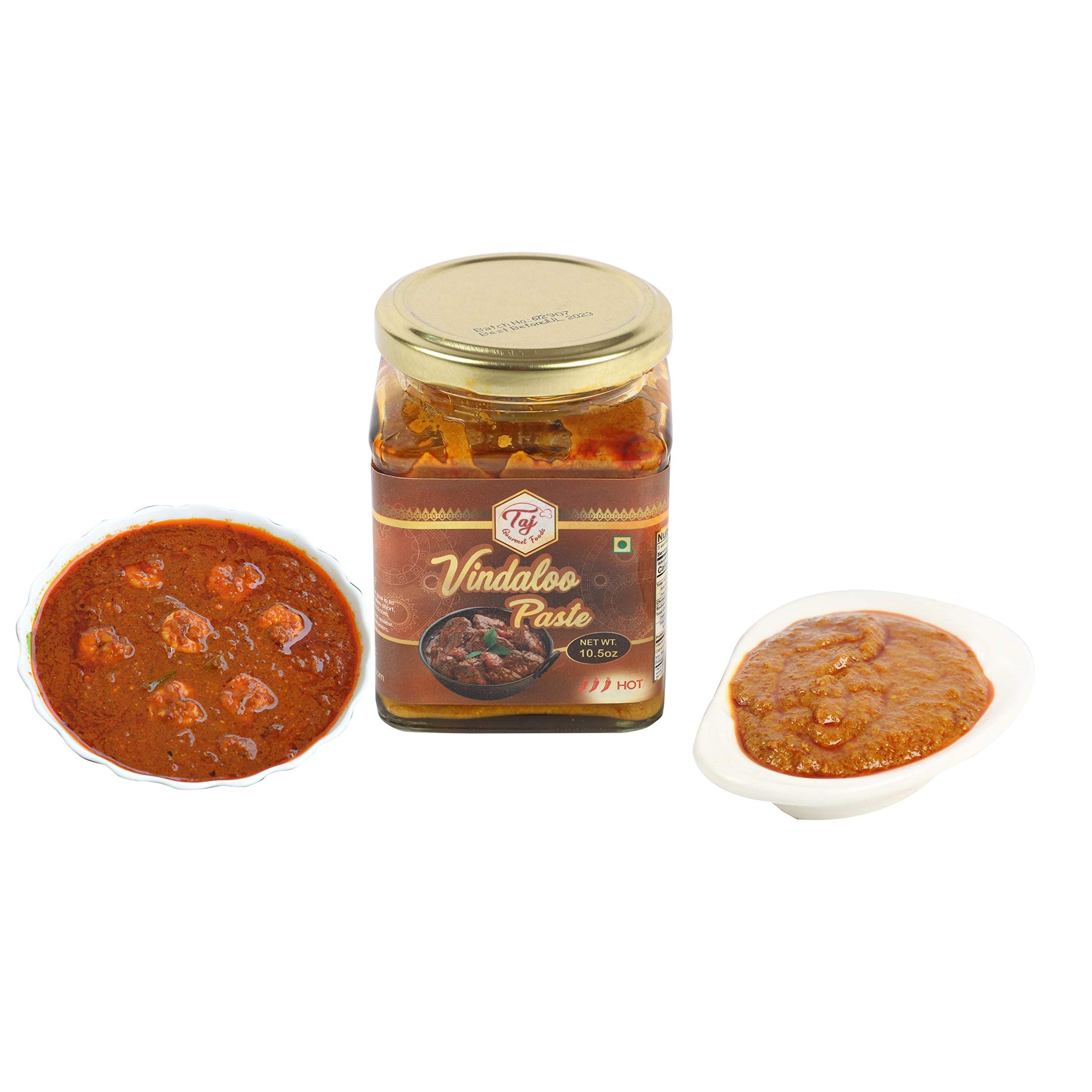 TAJ Vindaloo Paste, Vindaloo Curry Paste, 300g (10.5oz)