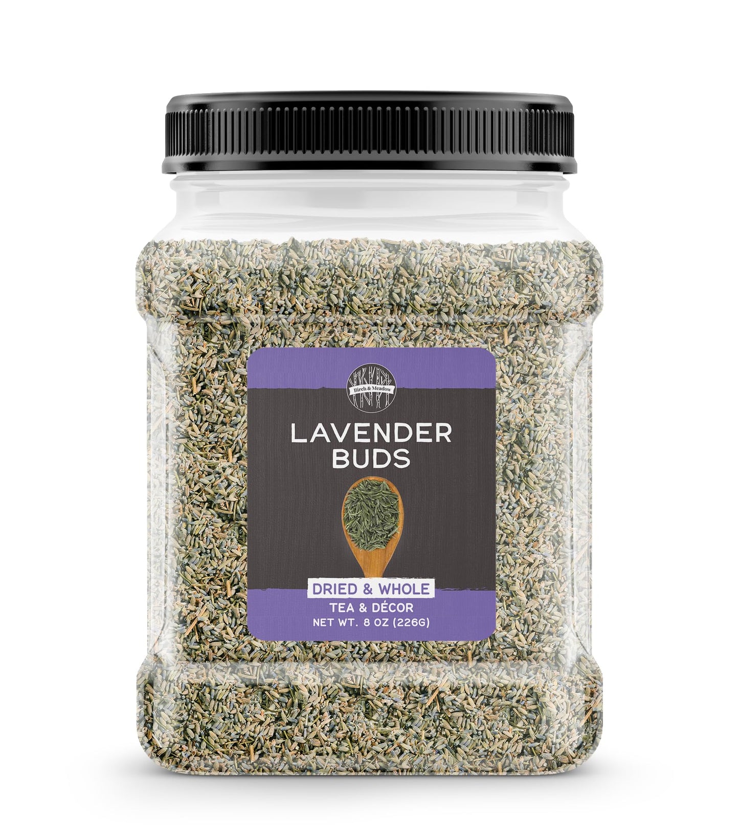 Birch & Meadow 8 oz of Dried Lavender Buds, Tea Additive, Home Décor