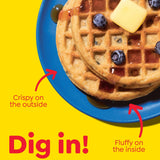 Eggo Blueberry Waffles, Breakfast Food, Natural Flavors, 10 Waffles (Frozen)